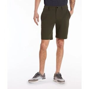 Public Rec Gamechanger 5-Pocket Shorts Dark Olive Sz 36 8.25" Inseam Athleisure